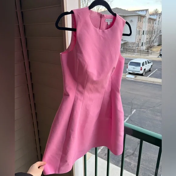 🆕💖 Gianni Bini Pink Mini Dress Cocktail Party Size 0, 8 Casual Party Modern Chic - Picture 5 of 15